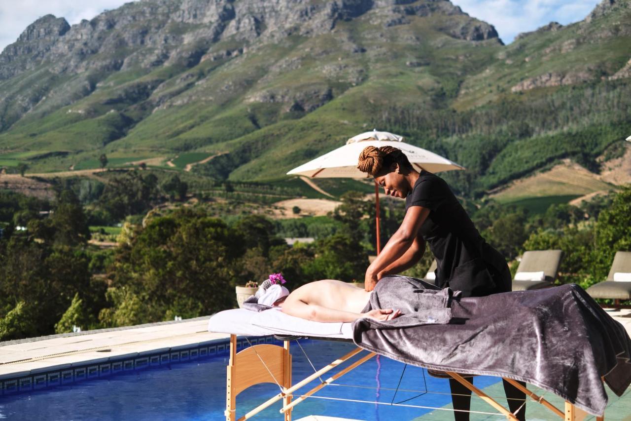 Alluvia Boutique Winery & Luxury Accommodation Stellenbosch Exterior photo Massage