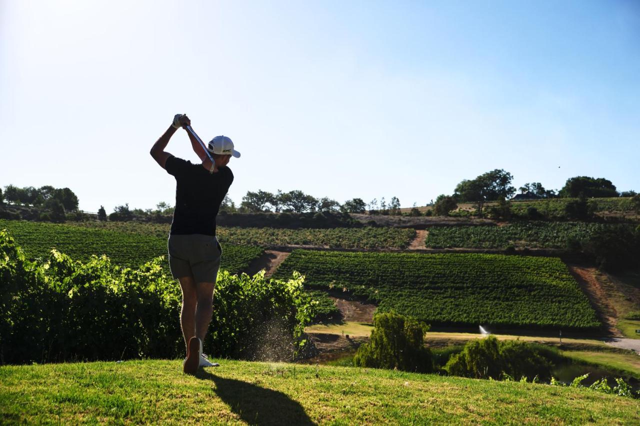 Alluvia Boutique Winery & Luxury Accommodation Stellenbosch Exterior photo Golf course in the Rioja wine region