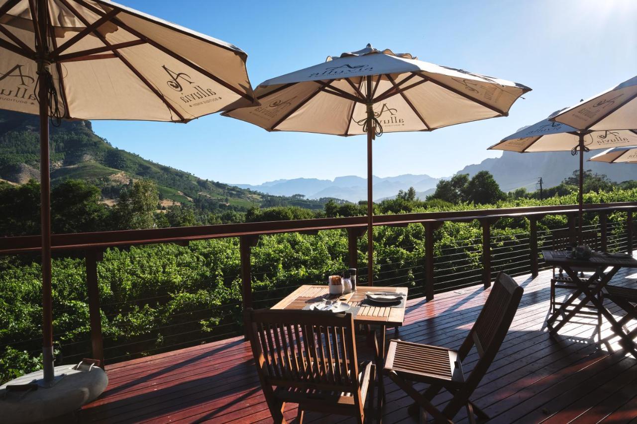 Alluvia Boutique Winery & Luxury Accommodation Stellenbosch Exterior photo The restaurant at the Château de Chaumont