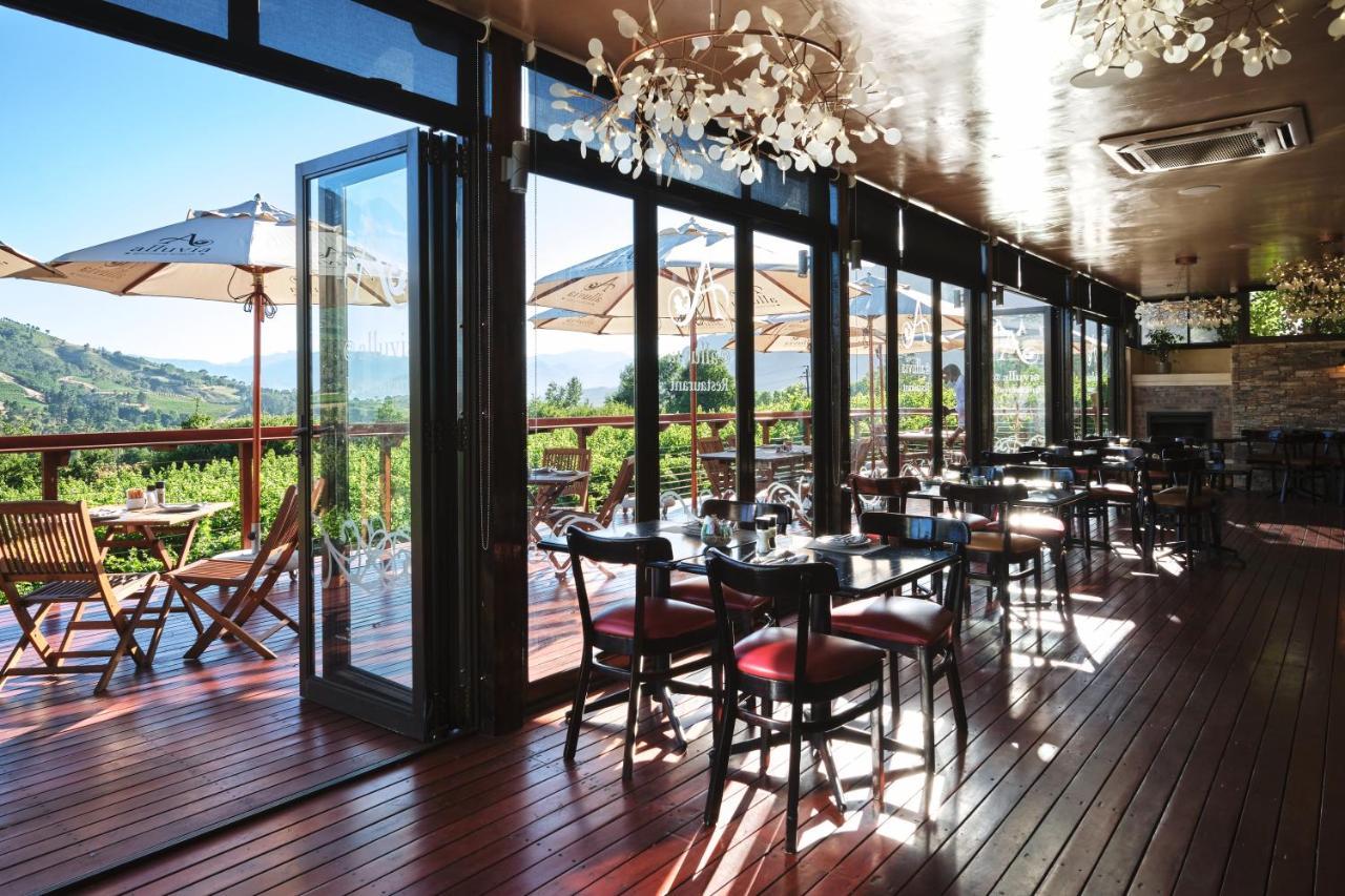 Alluvia Boutique Winery & Luxury Accommodation Stellenbosch Exterior photo Restaurant